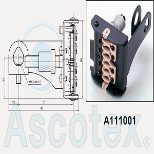 Bộ cổng căng hướng sợi dây Ascotex A111001 Gate Tensioner